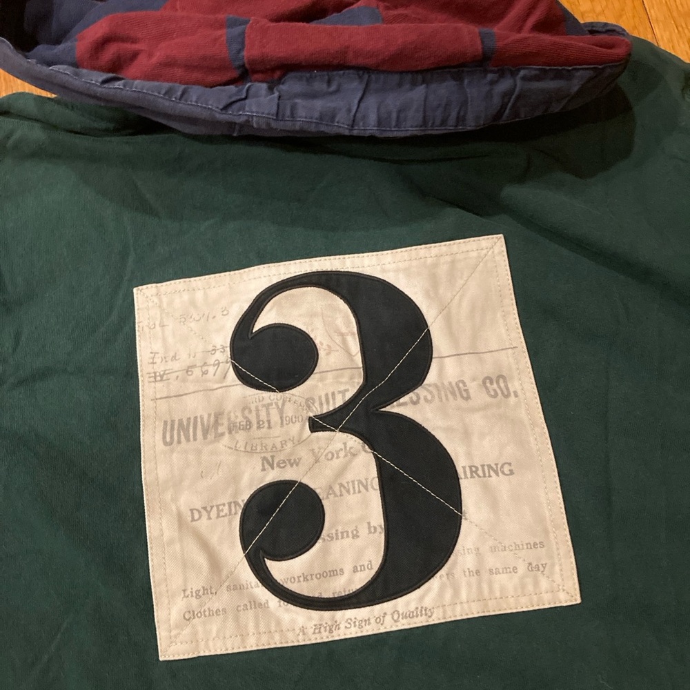 Vintage polo hooded rugby hard to find size 4xlt